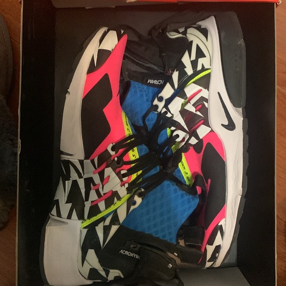 Nike x Acronym Presto Mid ‘Racer Pink’ - Picture 1 of 10